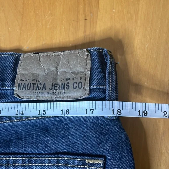 NAUTICA Jeans Co Men's SLIM TAPERED 30 x 30 Dark Wash EUC - Picture 5 of 7